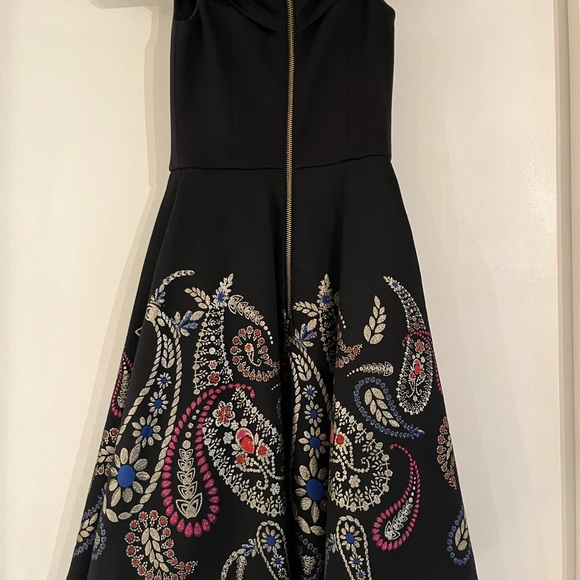 Ted Baker Treasured Trinket Black Bardot Dress - Picture 10 of 10